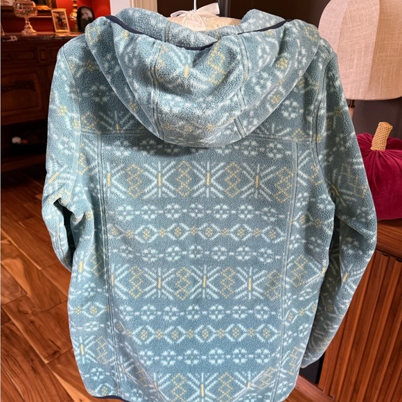 L.L. Bean Women’s Blue Patterned Jacket - Picture 3 of 5